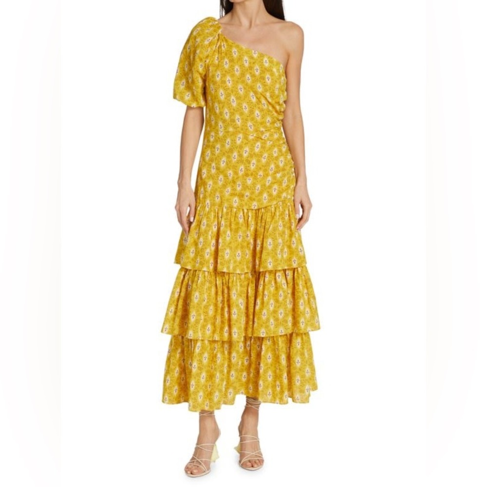 Virginia One Shoulder Maxi Dress
